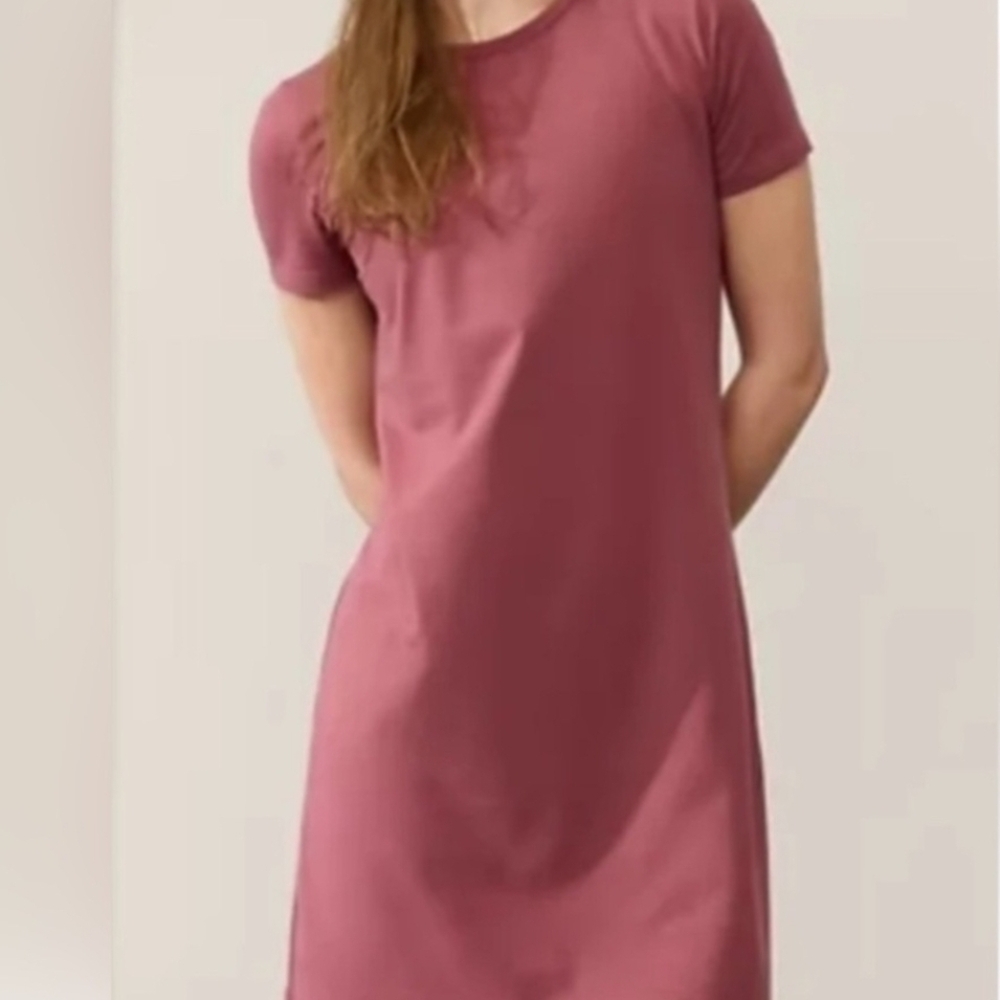 Athleta Essentials Tee Dress - Mauve